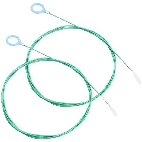 2 Pcs 3m Tube Brosse de Nettoyage, Brosse de Vidange de Nettoyage Extra Longue Flexible Fil Tuyau Outil, pour Voiture Toit Ouvrant (1/5)