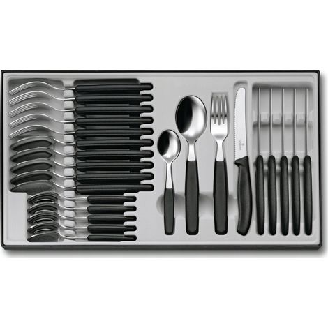 Victorinox Juego de cubiertos de acero inoxidable 24 piezas elegante