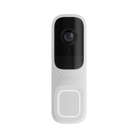 Ajax Video DOORBELL Campanello 4MP con sensore PIR Bianco - 66390