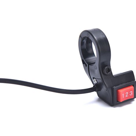 7/8" motorcycle gear selector switch (high, medium and low speed), compatible with electric vehicles, motorcycles and drift cars. (1/3)