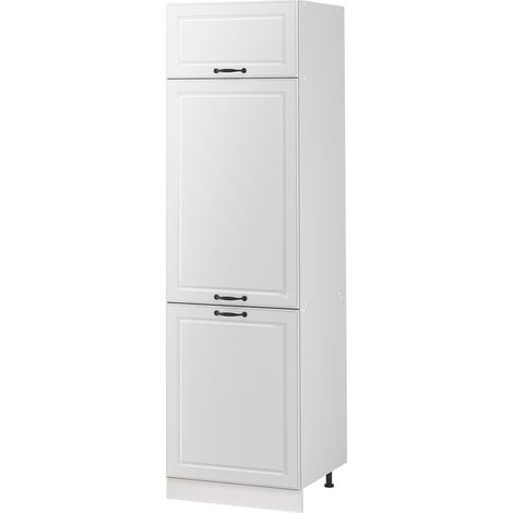 Mobile cucina dispensa R-Line, Bianco country/Bianco, 60 cm, Vicco (1/5)