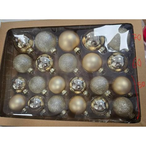Kit vetro bdn 22pz mix oro - Feeric lights & christmas (1/5)