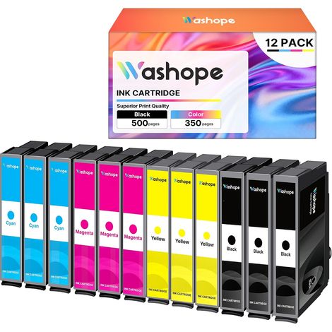 Cartouche Compatible pour 603 XL Compatibles pour Expression Home XP-2100 XP-2105 XP-4105 XP-3100 XP-3105 XP-4100 Workforce WF-2830 WF-2835 WF-2810 (12-Pack) (1/5)