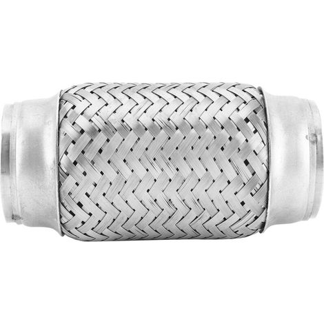 2.25x6in tuyau flexible d'échappement soudure en acier inoxydable sur tube de joint flexible ondulé universel (1/5)