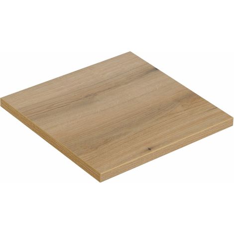 Piano lavabo VANO - Colore rovere - L40 × P40 × H2 cm - Da appoggiare