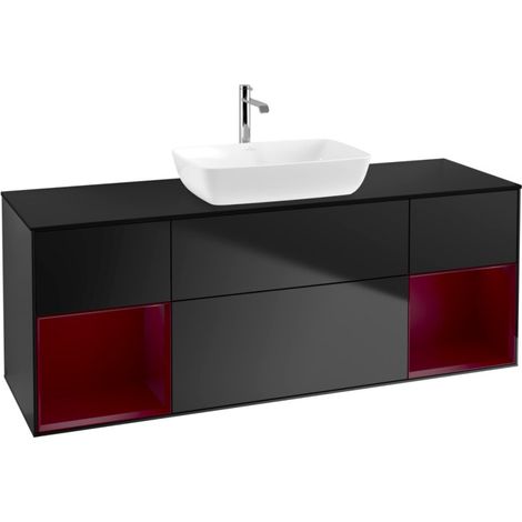 Villeroy & Boch F862HBPD Armoire sous lavabo Finion F86 (1/2)