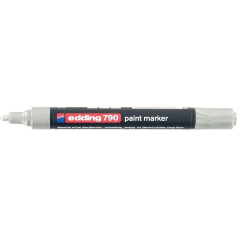 Marqueur peinture permanente edding 790 argent
