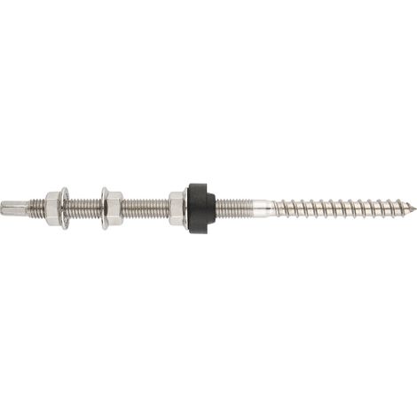 Boite de 25 - Goujon à double filetage - Inox A2 10 x 200mm (1/3)