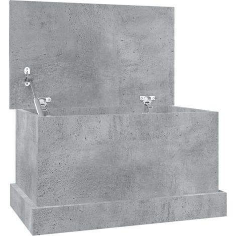Storage Box Concrete Grey 50x30x28 cm Engineered Wood vidaXL