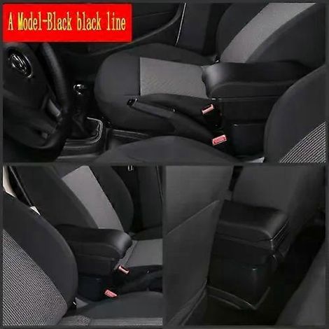 Accoudoir pour Renault Captur, Clio, Clio2, Clio3 et Clio 4 : rangement central, console de rangement, support pour coude et repose-bras. (1/5)