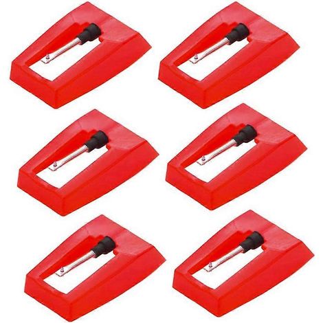 6 Pack Aiguille de Tourne-disque Vinyle Phonographe LP Old Phonographe Piezoelectric Head (1/5)