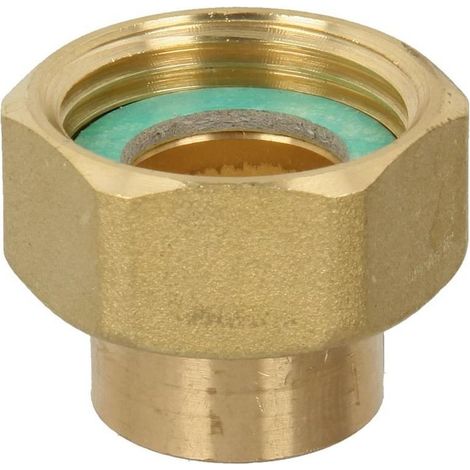 Raccord à visser avec douille à souder DN15 x écrou à chapeau 3/4''