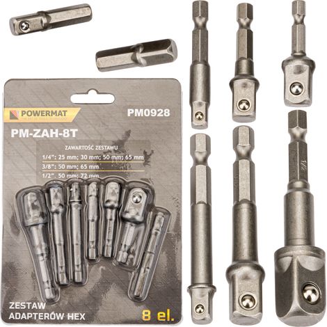 SET ADATTATORI ESAGONALI PM-ZAH-8T (1/3)