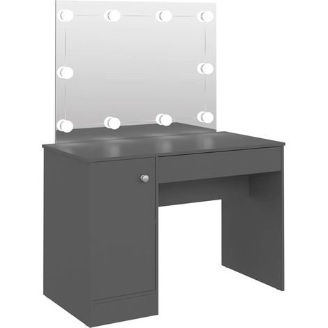 Maison Exclusive - Schminktisch mit LED-Beleuchtung 110x55x145 cm (1/5)