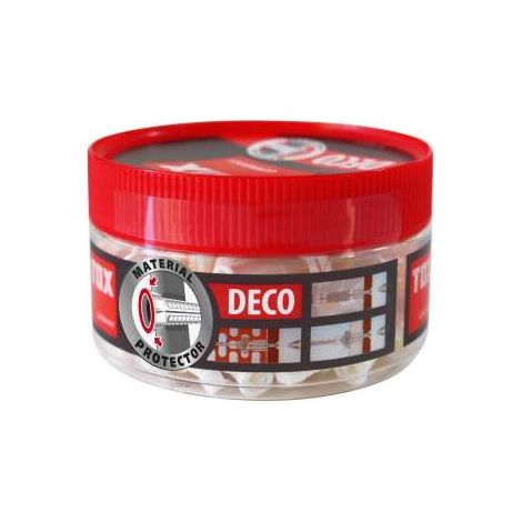 TOX Allzweckdübel Deco 5x25 mm in Runddose 5/25, 016260011, 120 Stück