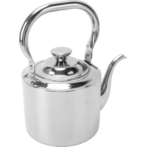 Tea kettle with removable infuser in 304 stainless steel, teapot with top handle, universal compatibility for all stoves, gooseneck spout (1.5L) (1/5)