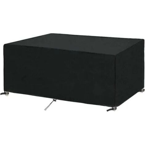 Housse de protection pour mobilier de jardin 200x100x75cm - Bâche imperméable, coupe-vent, résistante aux UV et au froid, en tissu Oxford (200x100x75cm) (1/3)