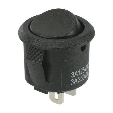 TRU COMPONENTS 1588033 Interruttore a bilanciere TC-R13-297A-05 250 V/AC 3 A 1 x Off / On Permanente 1 pz.