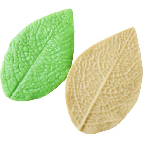Moule silicone feuille 5 pièces pour pâtisserie, fondant, cupcake et dessert, DIY moule à gâteau (1/5)