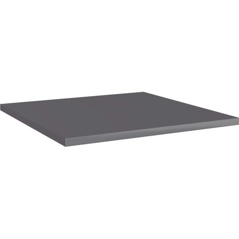 Maison Exclusive - Bücherregal-Bretter 8 Stk. Hochglanz-Grau 40x4