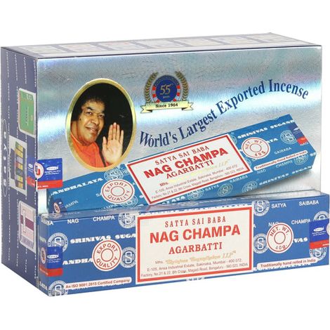 Bâtons d'encens Satya Nag Champa, lot de 120, multicolore, taille unique, parfum traditionnel indien, idéal pour la méditation et la relaxation, fumigation maison.