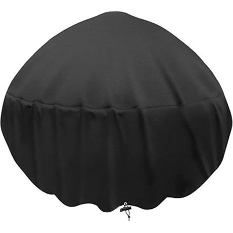 Housse de protection pour brasero - 51 x 45 cm - Résistante aux intempéries et aux UV - Avec cordon de serrage - Pour foyer extérieur
