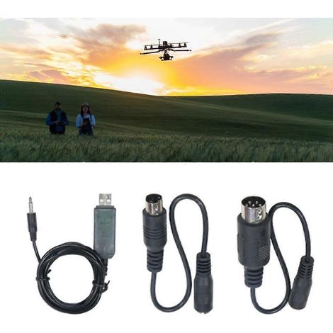 Câble pour simulateurs de vol compatibles avec les télécommandes i10, i6X, CT6B et TH9X (accessoire) (1/4)