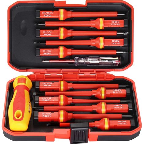 Pack de visseuses isolées 14 pièces KD5972 - Outil essentiel (1/5)