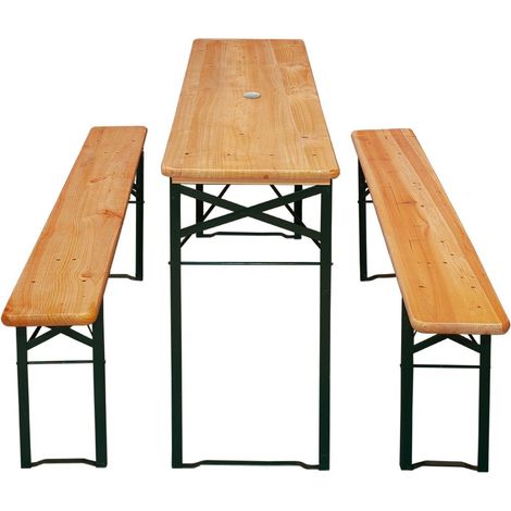 Ensemble tente à bière 3 pièces 170 cm pliable