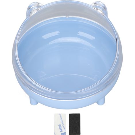 Bol incliné pour chat, mangeoire à bouche oblique pour protéger la colonne vertébrale pour chien, chiot, petits animaux, bleu (1/5)