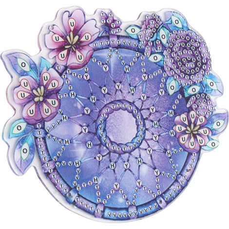 Pendentifs carillons à vent à faire soi-même, ornés de strass et d'un design attrape-rêves exquis, parfaits pour décorer les vitres et les portes de voiture. (1/5)