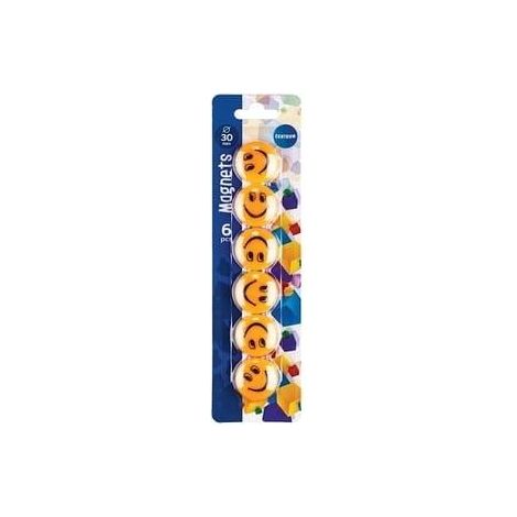 Lavagna magnetica cancellabile a secco Smile da 30 mm, 6 pezzi