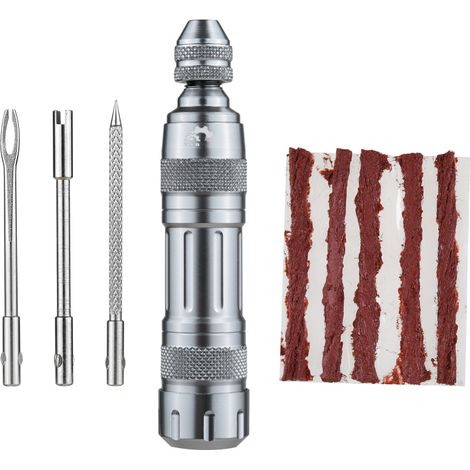 Kit de réparation portable pour pneus de vélo tubeless, kit de réparation pour pneus de vélo VTT et vélo de route (1/5)