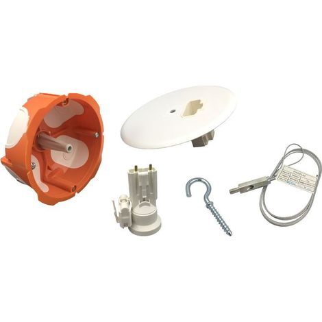 Pot de centre DCL BBC CAPRITHERM 32A avec douille + fiche + Fixoplaf (CAP713564)