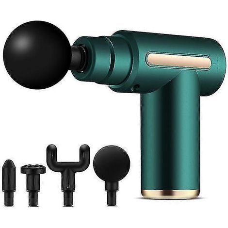 [RM] Pistolet de massage portable rechargeable USB-C, à vibrations électriques profondes pour un soulagement musculaire et un fascia profonds.-AquaForge