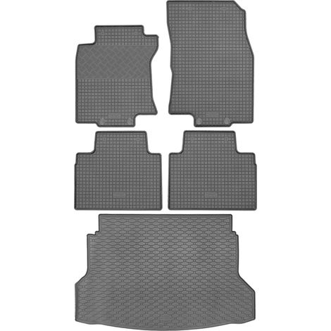 Nissan X-Trail T32 SUV de 09.2017 a 12.2021 SET - Alfombrillas de goma para coche + alfombrilla para maletero (1/5)