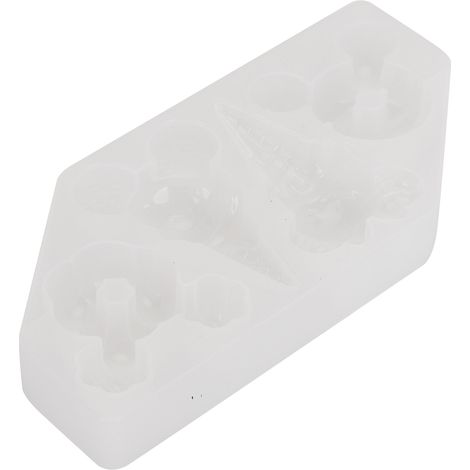 Moule à glace réutilisable en silicone, accessoire portable pour la fabrication de beignets et de crèmes glacées. (1/5)