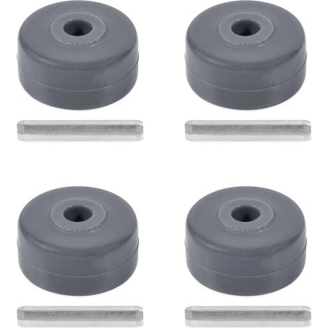 Ruedas delanteras de repuesto adecuadas, compatibles con aspiradoras Shark Navigator NV35/ NV352/ NV355/ NV356E/ NV500/ NV501 y otros modelos, paquete de 4