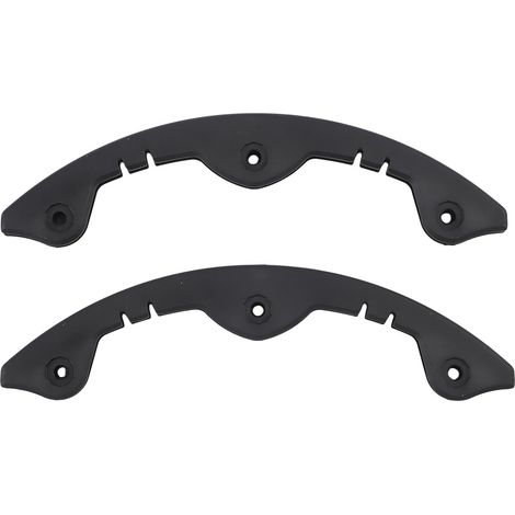 Lot de 2 bandes de protection en plastique pour planche à neige, bords de planche à roulettes, équipement de ski, longboards, anti-usure avec vis (type)