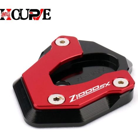 (Z1000SX Rouge) Extension de béquille latérale pour moto, compatible avec KAWASAKI Z1000SX (2011-2021) et NINJA1000SX (2020-2023) maxpower (1/4)