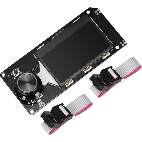 Mini12864 Carte de contrôle graphique LCD intelligente avec adaptateur et câble pour imprimante 3D Ender-3 Prusa-i3 RAMPS 1.4 RepRap VORON 2.4 (1/5)