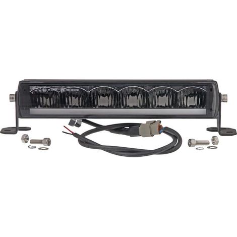 LED-Arbeitsleuchte, 72 W, 3900 lm, rechteckig, 12/48 V, weiß, 306 x 90 x 57 mm mit 3-poligem Deutsch-Stecker, Tagfahrlicht/Fernlicht Kramp LA10320 (1/5)
