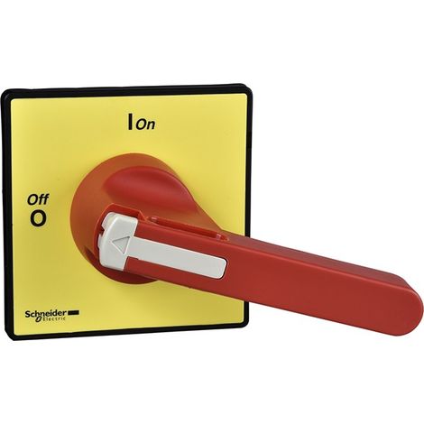 TeSys KCF - commande rotative frontale - pour V5,V6 - crosse rouge  - KCF3PZ
