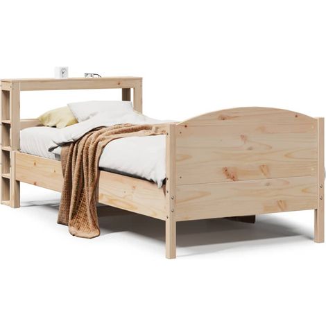 Maison Exclusive - Letto senza Materasso 75x190 cm in Legno Massello Pino