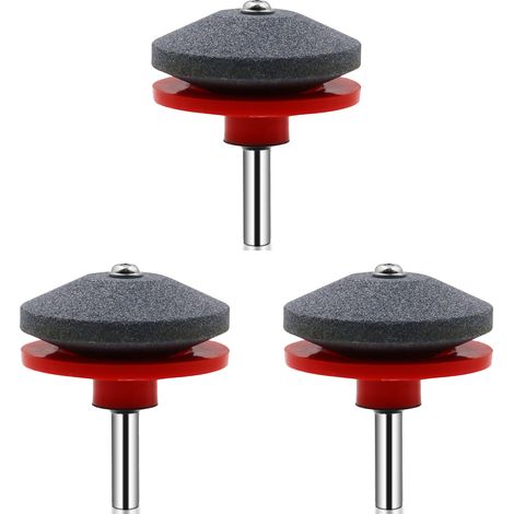 Ensemble de 3 meules de broyage robustes pour perceuses électriques - AquaForge (1/5)