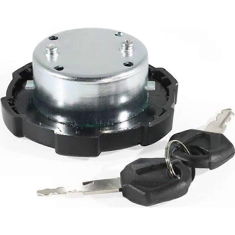 Pièces détachées compatibles avec les motos Yamaha DT200R, TW125, DT125E, DT125R, TW200, TW200E, XT225 et XT250 : Bouchon de réservoir d'essence (références : 30X-24602-00 et 56R-24602-00). (1/5)