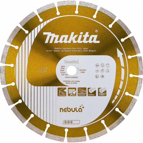 Disque à tronçonner diamanté Makita Nebula 115x22 23 mm