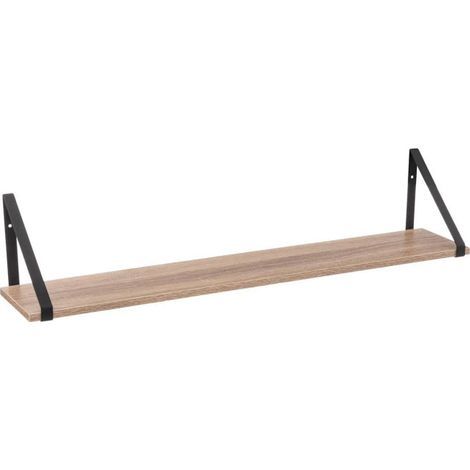 Étagère Murale Design "Aliaj" 78cm Naturel (1/2)