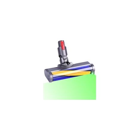 Brosse pour Dyson V15 V11 V10 V8 V7 Tête de Brosse avec Lumières Laser Verte Brosse Aspirateur de Rechange avec Rouleau Souple pour Sols Durs Parquets (1/4)