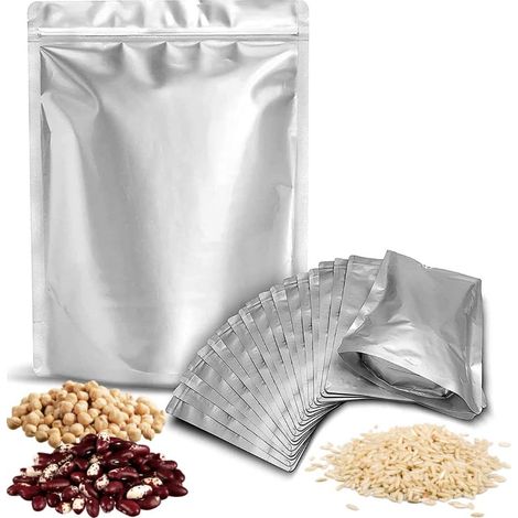 Sacs de rangement sous vide, lot de 55 unités, 7 x 10 pouces, pour le linge et gain de place.-AquaForge (1/5)